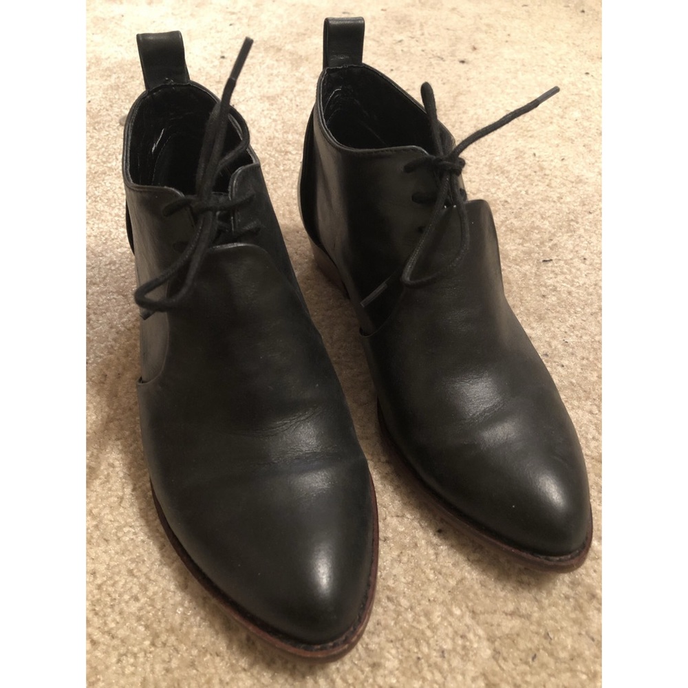 Kelsi Dagger Brooklyn Black Oxford Booties